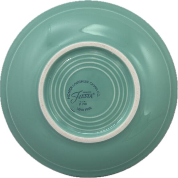 Fiesta Sea Mist Saucer Homer Laughlin Fiestaware - Picture 4 of 6